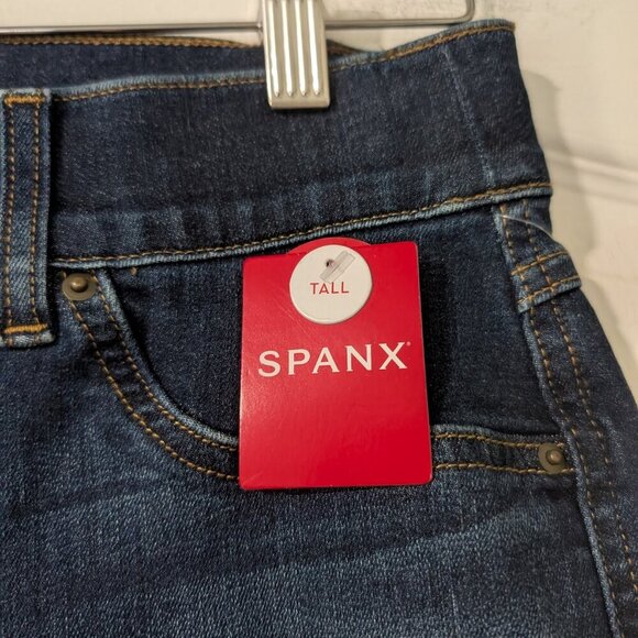 Spanx | Ankle Skinny Jeans In Midnight (Tall) - Picture 7 of 14